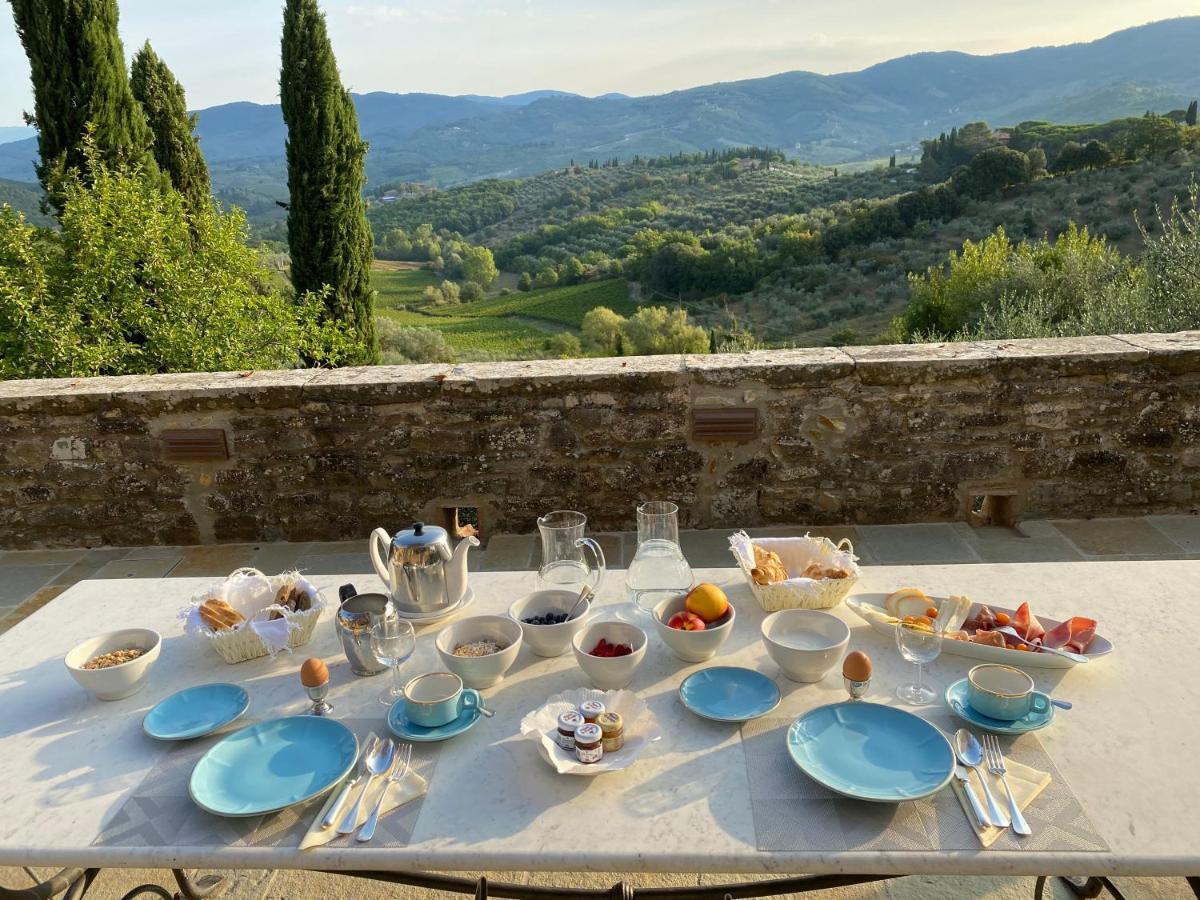 Villa La Petraia Panzano in Chianti Екстериор снимка